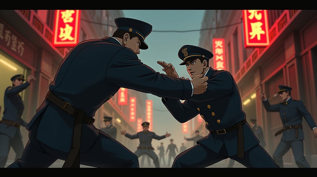 Flux Dev William Fairbairn in the 1920s dressed in a Shanghai 0