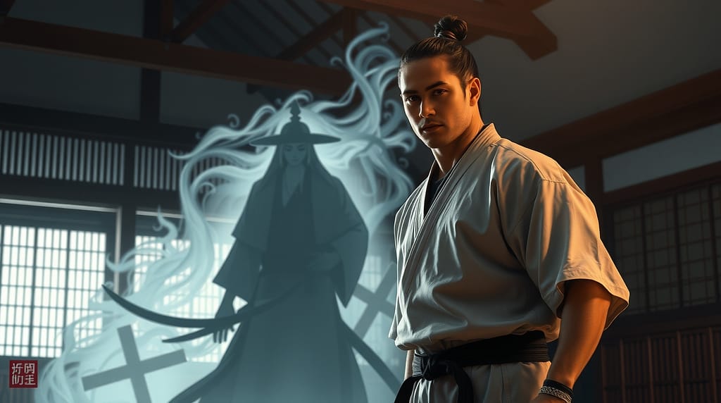 Flux Schnell Modern martial artist channeling samurai spiritPr 0