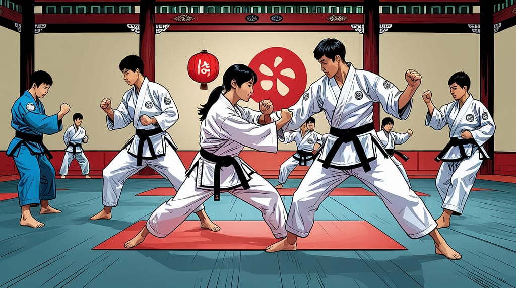 Phoenix 10 Focus on Korean Hapkido training basics a class of 0