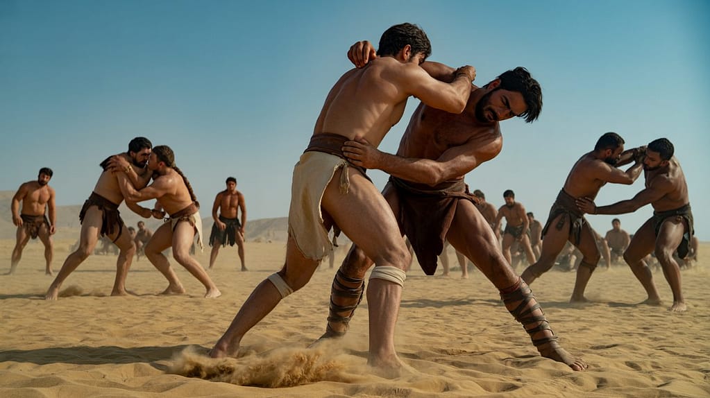 a cinematic wide shot of ancient persian oKIeuDaAS8eK5ntCVm29rw ersZr1WnSFSqTPb4eLtBPQ